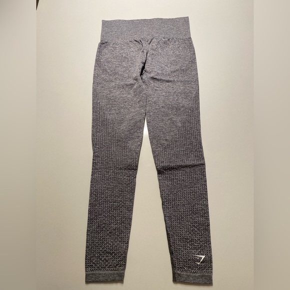 Gymshark Vital Seamless Leggings - Smokey Gray Marl - Size S - Picture 2 of 2
